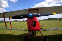 G-ASKP @ EGTH - Up-close and beautiful 1935 Tiger Moth including Hoffmann propeller - by Chris Holtby