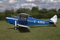 G-ADKK @ EGTH - 1935 Hornet Moth on static display at the Gathering of Moths Day 2019 at Old Warden - by Chris Holtby