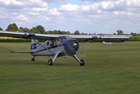 G-EVMK @ EGTH - 1953 Beaver taxiing to park at the Gathering of Moths 2019 at Old Warden