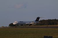 VH-FKF @ EGSH - Landing on Rwy 27 at Norwich - by AirbusA320