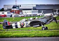MJ772 @ EGKB - '43 Supermarine Spitfire IX at Biggin Hill airfield.