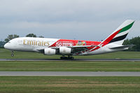 A6-EEV @ LOWW - Emirates Airbus A380 - by Thomas Ramgraber