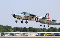 N4591K @ KOSH - Navion A - by Mark Pasqualino