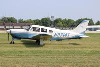 N3714T @ KOSH - Piper PA-28R-201 - by Mark Pasqualino