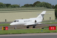 G-JBLL @ EGKB - BAC 125 taxiing at Biggin Hill - by Chris Holtby