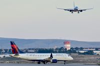N296SY @ KBOI - Waiting on Alpha for landing traffic. - by Gerald Howard