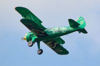 F-AZGR @ LFFQ - Boeing N2S-3 Kaydet (B75N1), On display, La Ferté-Alais airfield (LFFQ) Airshow 2015 - by Yves-Q
