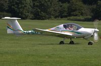 G-BXPC @ EGKR - Diamond Katana resident at Redhill taxiing to take-off position - by Chris Holtby