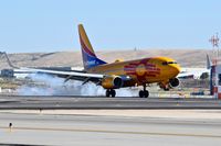 N781WN @ KBOI - Landing RWY 28R.