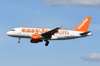 G-EZIZ @ EGKK - Landing at Gatwick.