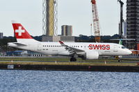 HB-JBI @ EGLC - Just landed at London City Airport. - by Graham Reeve