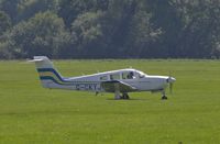 G-CKYJ @ EGKR - 1979 Arrow IV taxiing to take-off at Redhill - by Chris Holtby