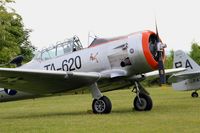 F-AZRD @ LFFQ - North American AT-6D Harvard III, Static display, La Ferté-Alais airfield (LFFQ) Airshow 2015 - by Yves-Q