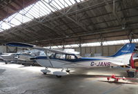 G-JANS @ EGKR - Now hangared at Redhill in smart new livery - by Chris Holtby