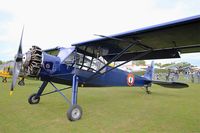 F-AZCP @ LFFQ - Morane Saulnier MS-502 Criquet, Static display, La Ferté-Alais airfield (LFFQ) Air show 2015 - by Yves-Q