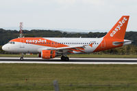 G-EZBF @ EGGD - Landing RWY 27 - by Dominic Hall