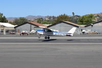 N704UT @ SZP - 1976 Cessna 150M, Continental O-200 100 Hp, near touchdown Rwy 22 - by Doug Robertson