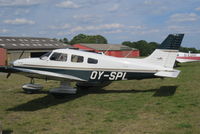 OY-SPL @ EHSE - This plane made a fuel stop at Breda International Airport - by lk1250