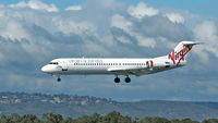 VH-FZI @ YPPH - Fokker 100. Virgin Australia VH-FZI final Rwy 03 YPPH, 120618 - by kurtfinger