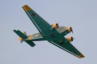 F-AZJU @ LFFQ - Junkers (CASA) 352L (Ju-52), On display, La Ferté-Alais airfield (LFFQ) Air show 201 - by Yves-Q
