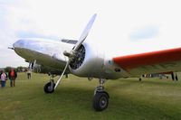 F-AZLL @ LFFQ - Lockheed 12A Electra Junior, Static display, La Ferté-Alais airfield (LFFQ) Airshow 2015 - by Yves-Q