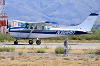 N3584U @ KBOI - Awaiting clearance for RWY 10R. - by Gerald Howard