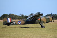 G-BNGE - Just landed at, Bury St Edmunds, Rougham Airfield, UK.