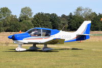 G-CGGO - Just landed at, Bury St Edmunds, Rougham Airfield, UK.