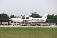 N5147Y @ KOSH - Cirrus SR22 - by Mark Pasqualino