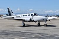 N986MS @ KBOI - Parked on the north GA ramp.