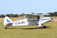 G-BJWZ - Departing from, Bury St Edmunds, Rougham Airfield, UK.