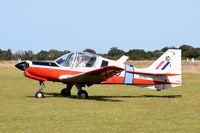 G-KKKK - Just landed at, Bury St Edmunds, Rougham Airfield, UK.