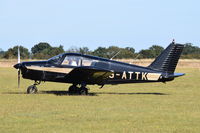 G-ATTK - Just landed at, Bury St Edmunds, Rougham Airfield, UK.