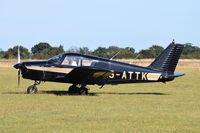 G-ATTK - Just landed at, Bury St Edmunds, Rougham Airfield, UK. - by Graham Reeve