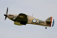 F-AZXR @ LFFQ - Hawker Hurricane Mk.IIa, On display, La Ferté-Alais airfield (LFFQ) Airshow 2015 - by Yves-Q