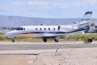N375EF @ KBOI - Taxiing on Juliet. - by Gerald Howard