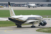 P4-SKN @ EDDS - Equatorial Guinea - Government Boeing 777-200LR - by Thomas Ramgraber