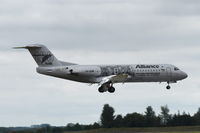 VH-QQW @ EGSH - Landing at Norwich. - by Graham Reeve