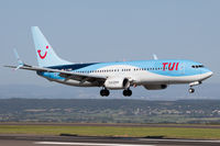 G-TAWH @ EGGD - Landing RWY 09 - by Dominic Hall