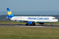 G-TCDB @ EGGD - Departing RWY 09 - by Dominic Hall