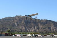 N704JH @ SZP - 1976 Cessna 150M, Continental O-200 100 Hp, takeoff climb Rwy 04 - by Doug Robertson