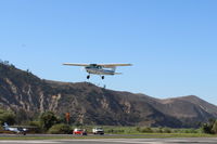 N704JH @ SZP - 1976 Cessna 150M, Continental O-200 100 Hp, on final Rwy 04 - by Doug Robertson