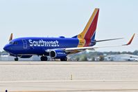 N407WN @ KBOI - Take off run on RWY 10L. - by Gerald Howard