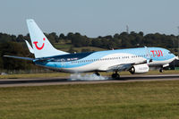 G-TAWV @ EGGD - Landing RWY 09 - by Dominic Hall
