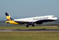 G-TCVC @ EGGD - Landing RWY 09 - by Dominic Hall