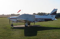G-BNSG @ EGSL - Parked & covered at Andrewsfield - by Chris Holtby