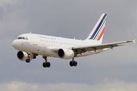 F-GUGO @ LFRB - Airbus A318-111, Short approach rwy 25L, Brest-Bretagne airport (LFRB-BES) - by Yves-Q