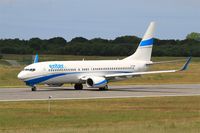 SP-ENW @ LFRB - Boeing 737-86J, Taxiing rwy 07R, Brest-Bretagne airport (LFRB-BES) - by Yves-Q