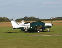 G-ATTV @ EGSL - Parked and covered at Andrewsfield - by Chris Holtby