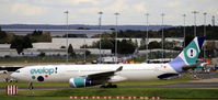 EC-LXA @ EGBB - Taxying for 80,S Remote stands, - by Michael Vickers